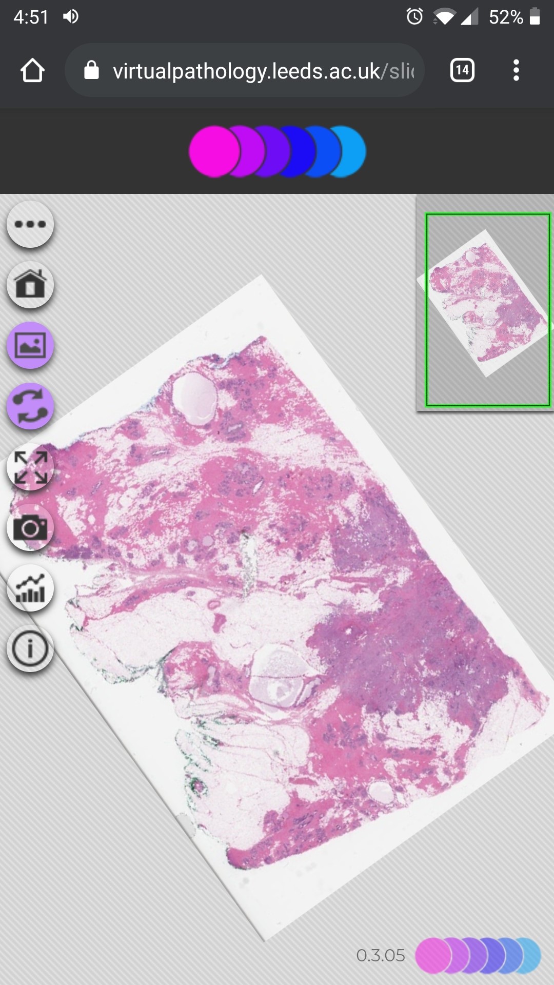 Pinch rotation in mobile and touchscreen devices