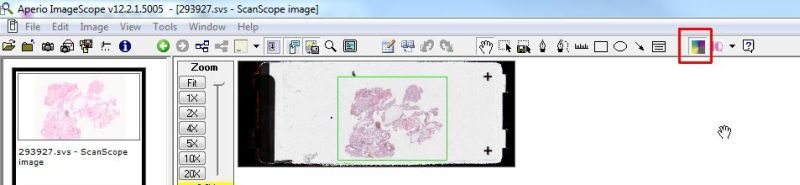 colour management button on